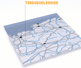 3d view of Trédudon-le-Moine