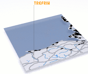 3d view of Trefriw
