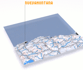 3d view of Nueva Montaña