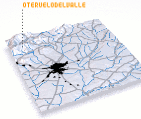 3d view of Oteruelo del Valle