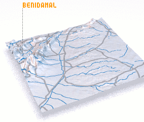 3d view of Beni Damal