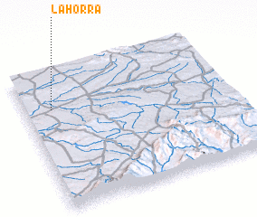 3d view of La Horra