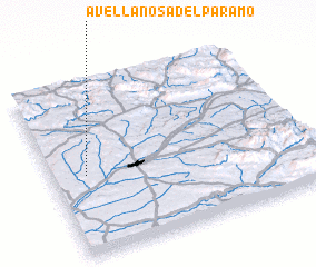 3d view of Avellanosa del Páramo