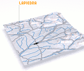 3d view of La Piedra