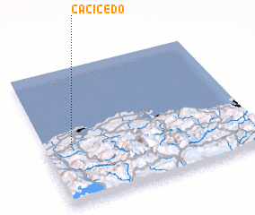 3d view of Cacicedo