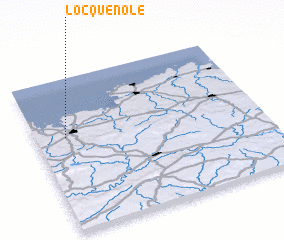 3d view of Locquénolé