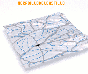 3d view of Moradillo del Castillo