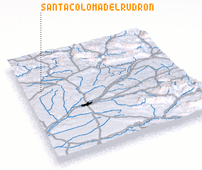 3d view of Santa Coloma del Rudrón