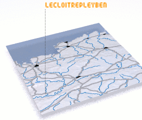 3d view of Le Cloître-Pleyben