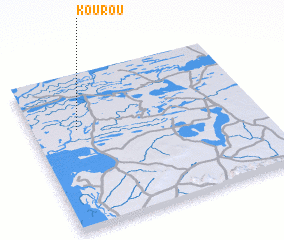3d view of Kourou