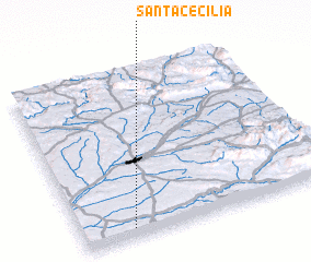 3d view of Santa Cecilia