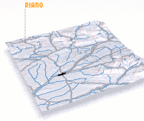 3d view of Riaño