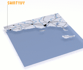 3d view of Saint-Yvy