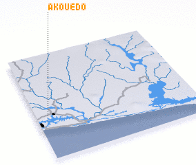 3d view of Akouédo