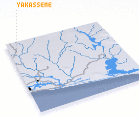 3d view of Yakassé-Mé