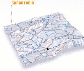 3d view of San Antonio