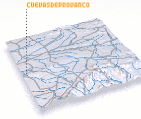 3d view of Cuevas de Provanco