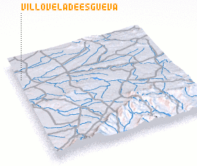 3d view of Villovela de Esgueva