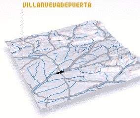 3d view of Villanueva de Puerta