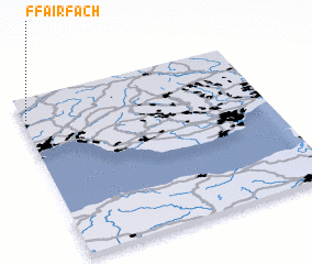 3d view of Ffair-fâch