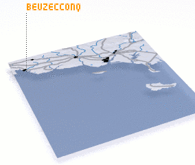 3d view of Beuzec-Conq