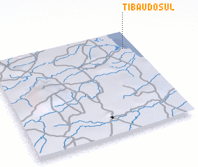 3d view of Tibaú do Sul