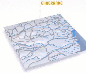 3d view of Chã Grande