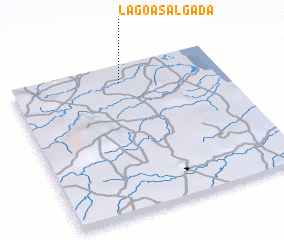 3d view of Lagoa Salgada