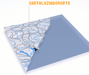 3d view of Santa Luzia do Norte