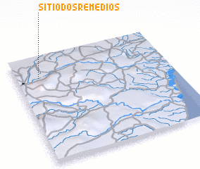 3d view of Sítio dos Remédios