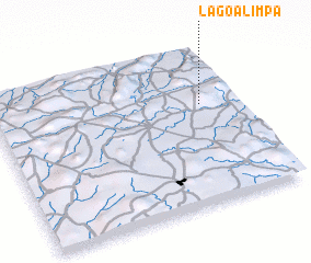 3d view of Lagoa Limpa