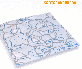 3d view of Santana do Mundaú