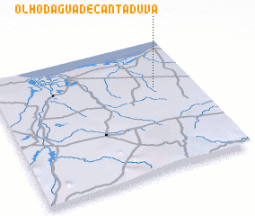 3d view of Ôlho dʼÁgua de Cantaduva