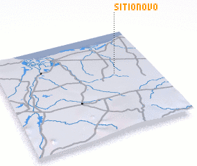 3d view of Sítio Novo