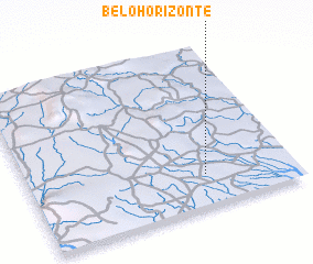 3d view of Belo Horizonte