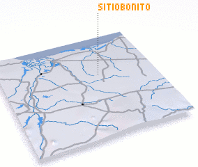 3d view of Sítio Bonito