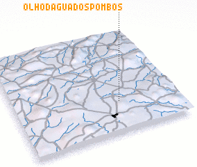 3d view of Ôlho dʼÁgua dos Pombos