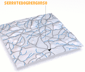 3d view of Serrote do Grengonso