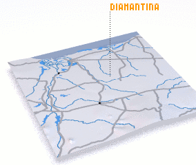 3d view of Diamantina