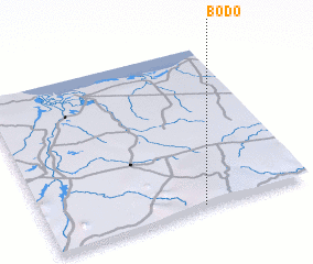 3d view of Bodó