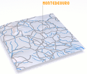 3d view of Monte de Ouro