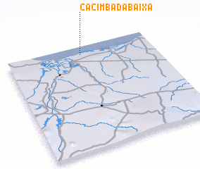 3d view of Cacimba da Baixa