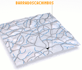 3d view of Barra dos Cachimbos