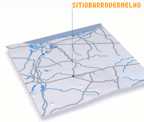 3d view of Sítio Barro Vermelho