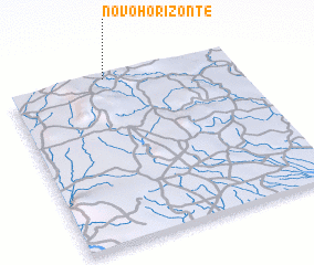 3d view of Novo Horizonte