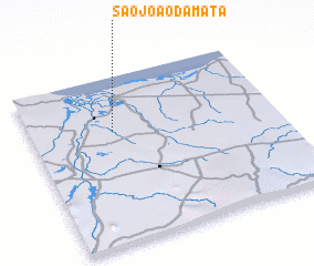 3d view of São João da Mata