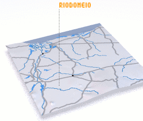 3d view of Rio do Meio