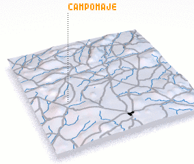 3d view of Campo Majé