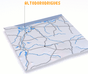 3d view of Alto do Rodrigues