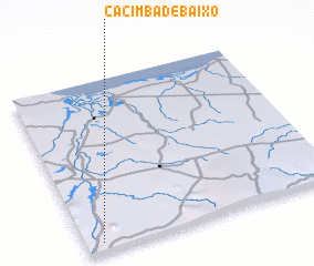 3d view of Cacimba de Baixo